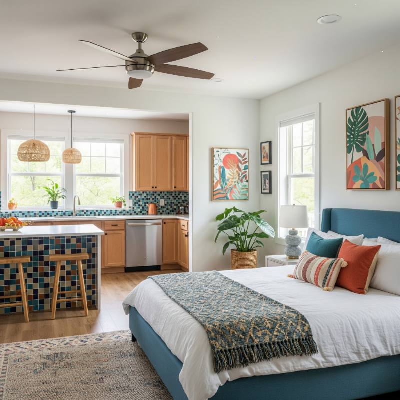 Interior decorators in Kolkata – modern bedroom and kitchen design