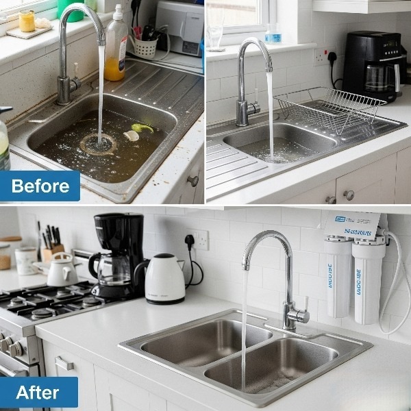 Plumbers in Kolkata bathroom sink plumbing fix.