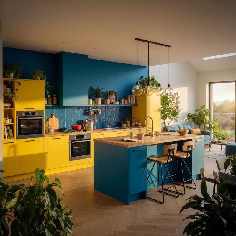 Modular kitchen interior