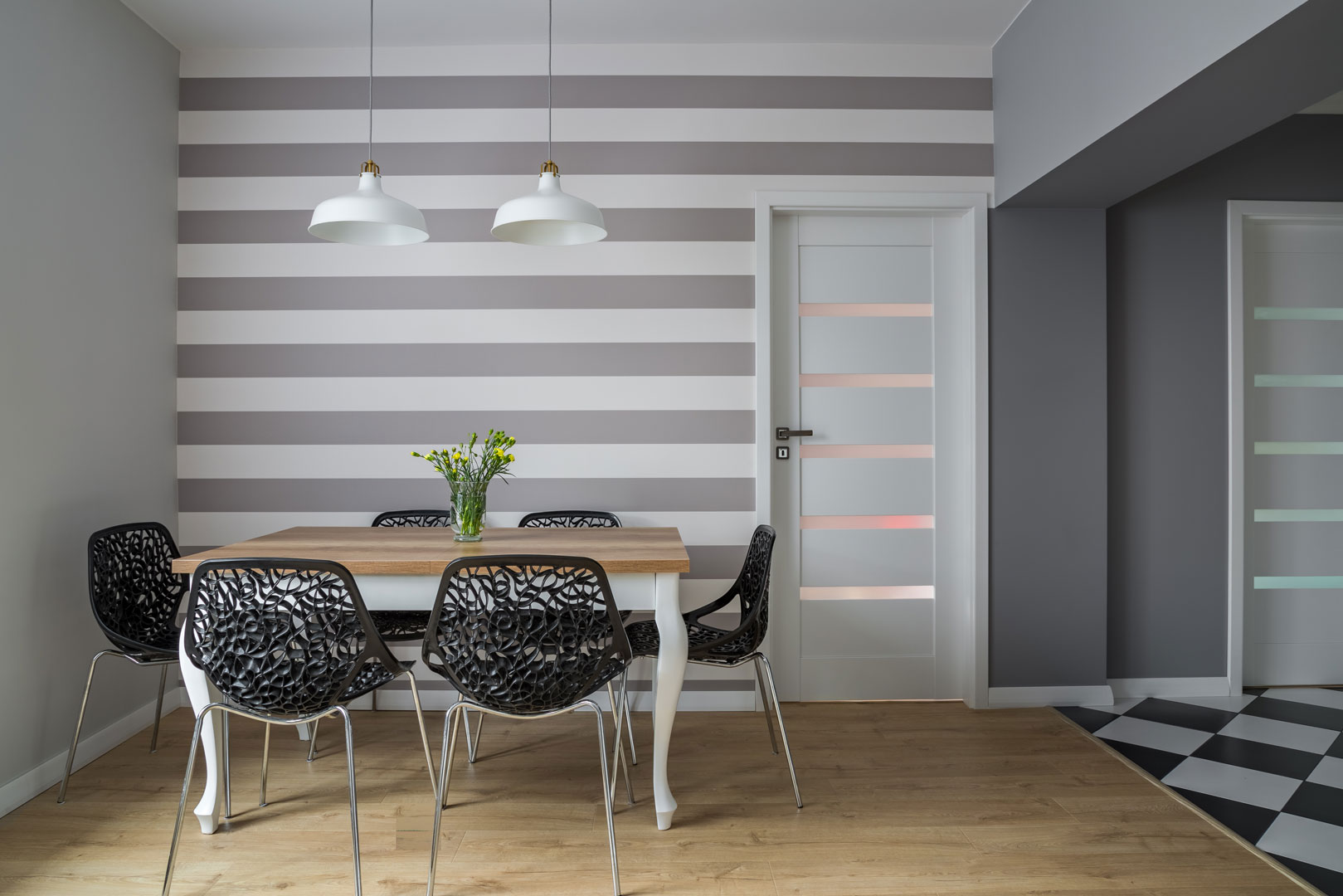 Patterned wall painting stripes dots and more for your home.jpg